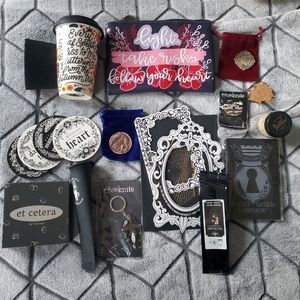 Huge Lot of 14 Owlcrate Bookish Goodies